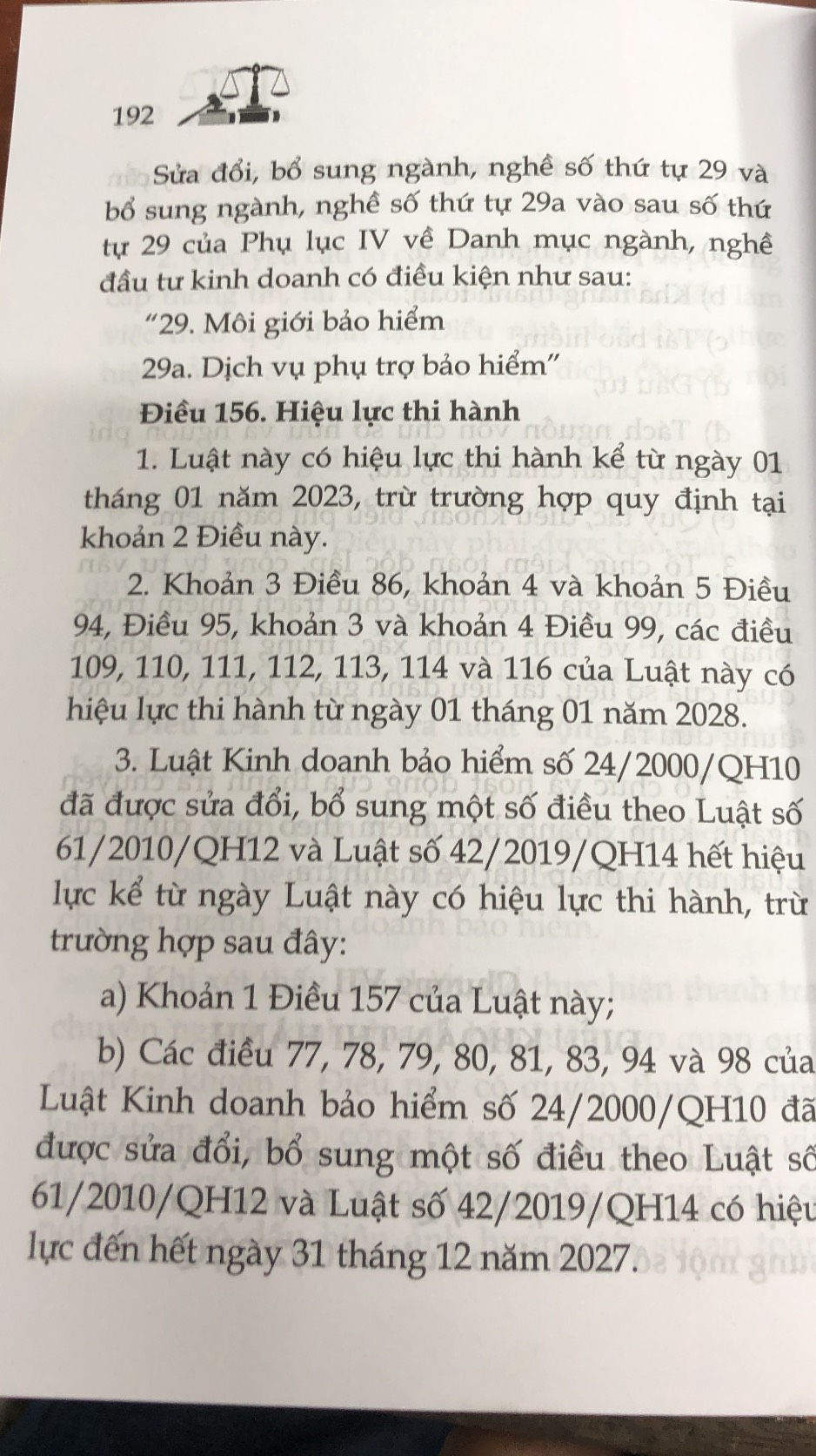 Sách - Luật kinh doanh bảo hiểm năm 2022