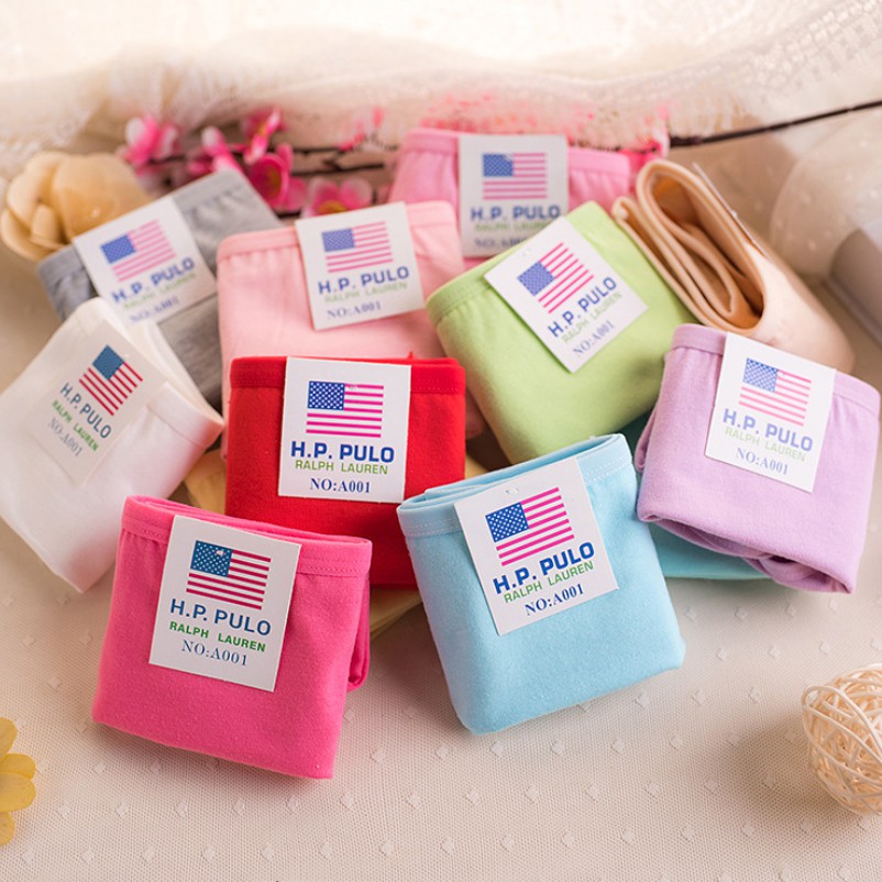 Combo 5 Quần lót nữ Cotton trơn kháng khuẩn sexy