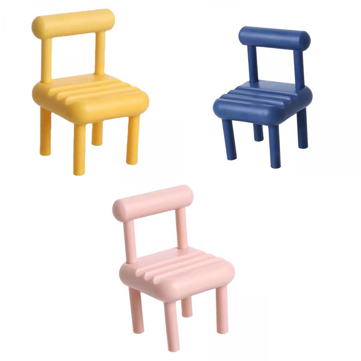 Chair Phone Holder Smartphone Ornaments Cradle Desktop for Home 3x