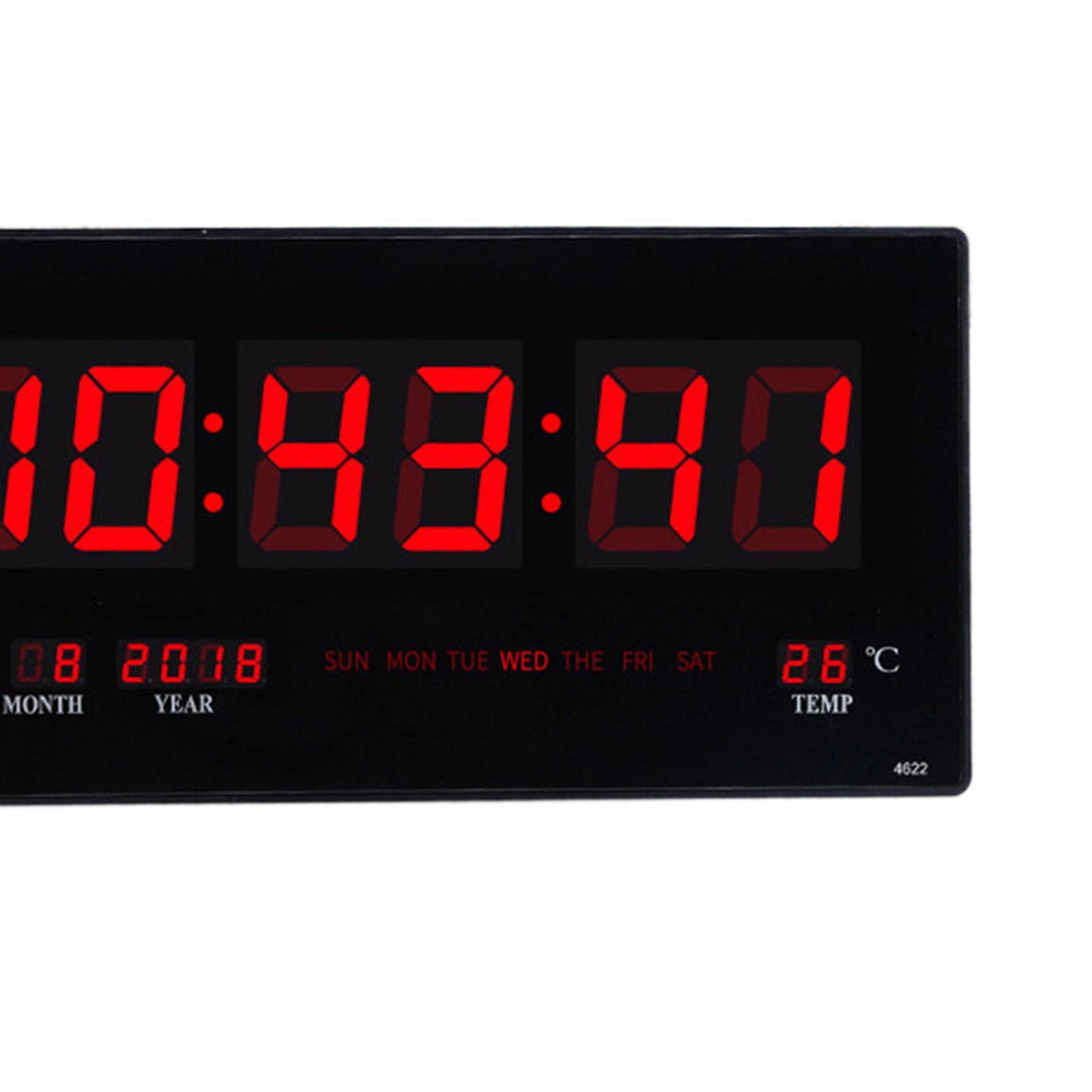 17'' LED Screen Clock 24H Time  US