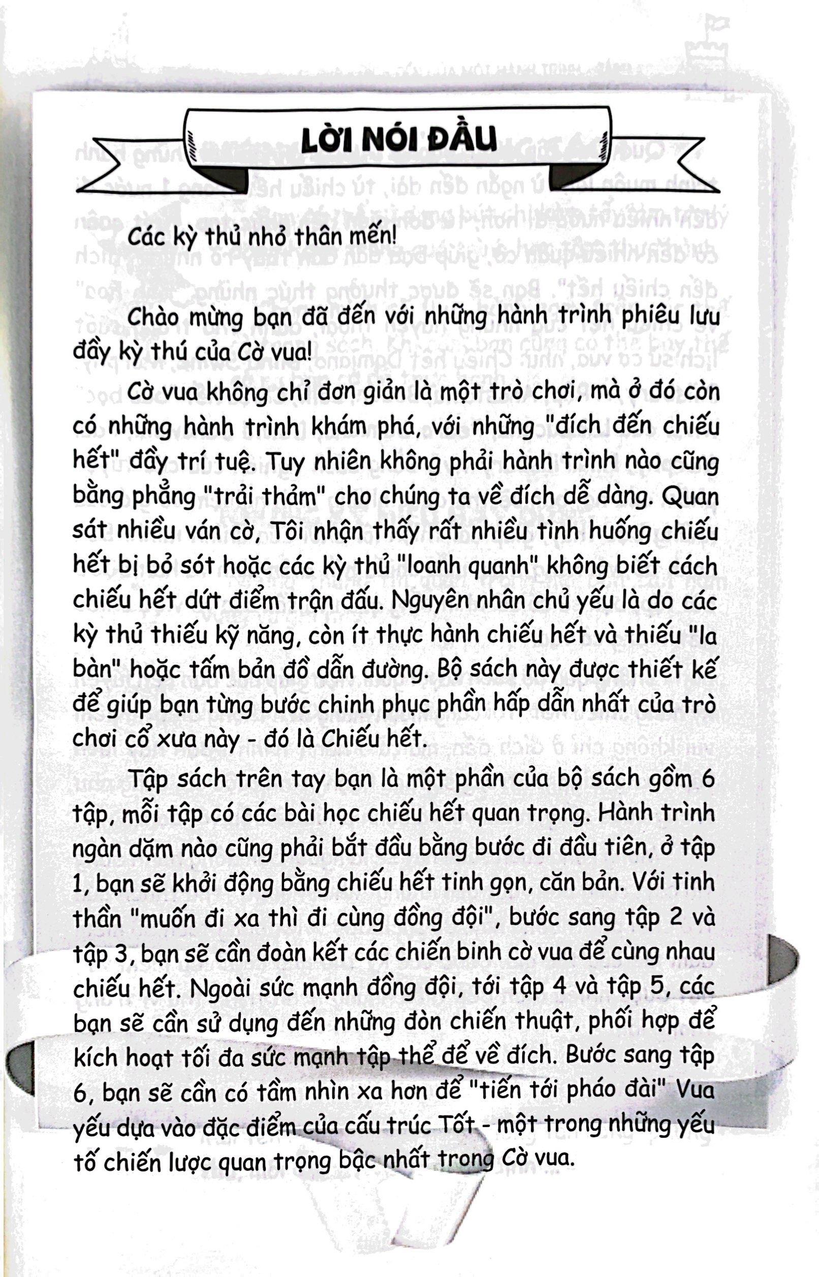 Chiếu Hết Trong Cờ Vua - Đích Đến Của Những Hành Trình - Tập 1: Chiếu Hết Tinh Gọn Và Căn Bản