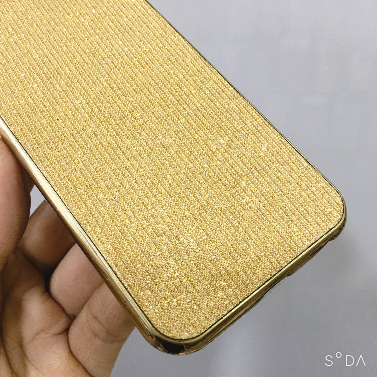 Ốp lưng kim tuyến viền xi bóng dành cho iPhone 6, 6s