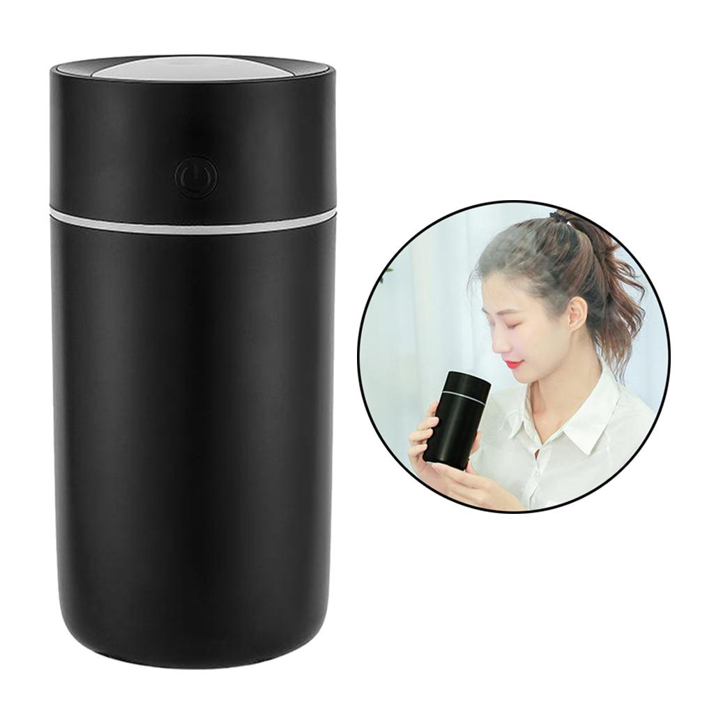 Humidifiers,320ml Ultrasonic Whisper-Quiet Humidifiers for Bedroom with 7 Color LED Display Sleep Timing Mode for Home Baby
