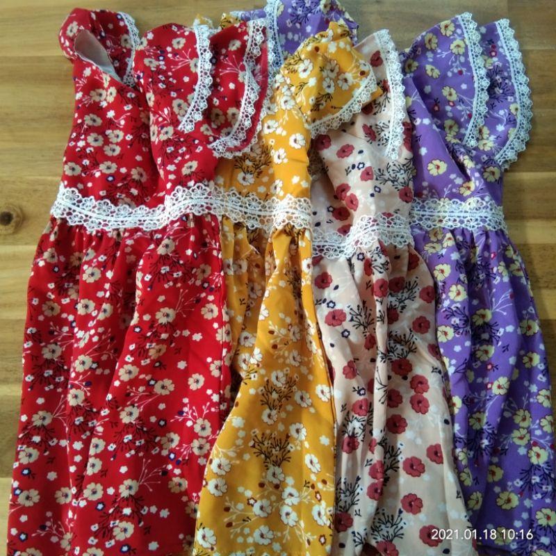 Váy lụa hoa nhí dễ thương cho bé gái - Váy đầm bé gái
