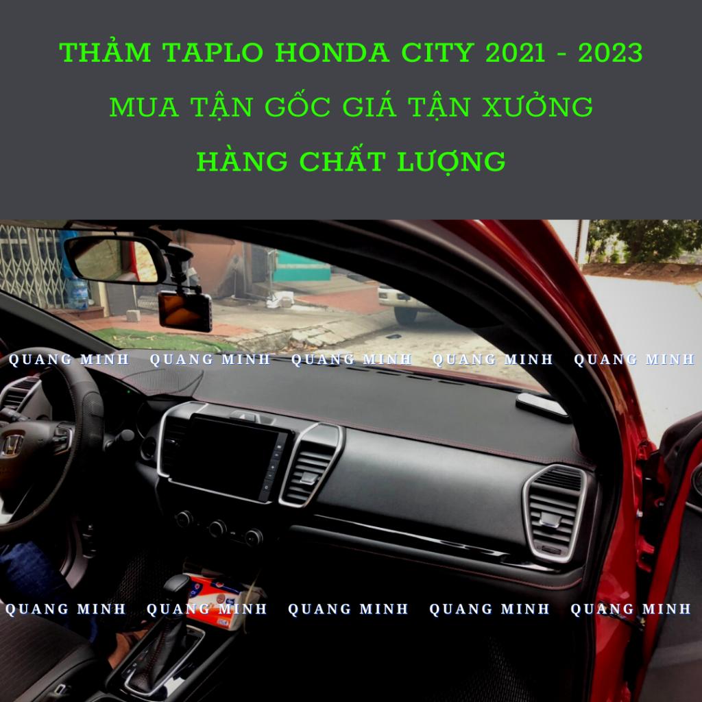 THẢM TAPLO XE HONDA CITY 2021 - 2023 CHẤT LIỆU DA, NHUNG, SIÊU SỢI HÀNG XỊN