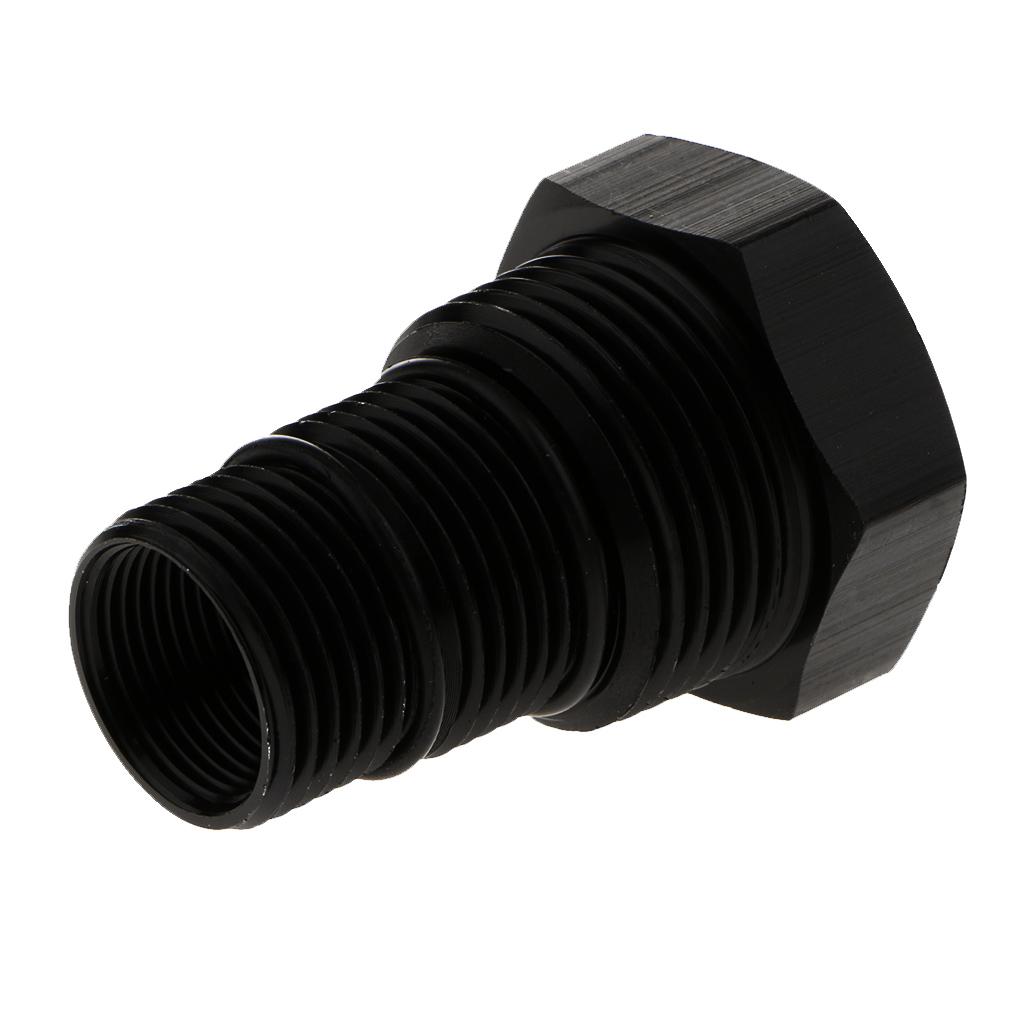 Black Auto Car Oil Filter Threaded Adapter 5/8-24 to 3/4-16 13/16-16 3/4NPT
