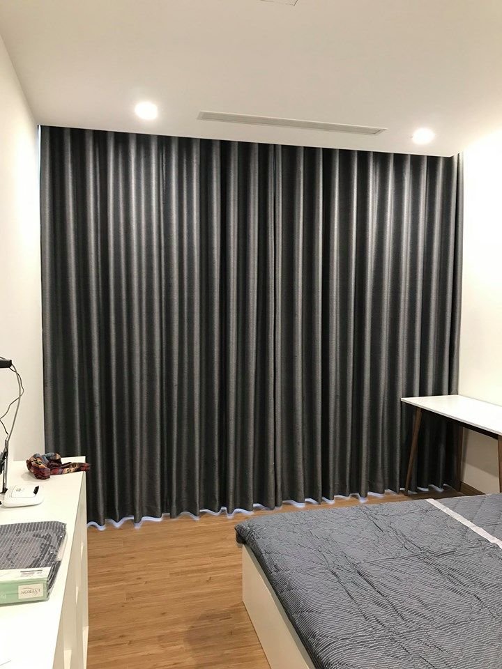 Rèm Vải Cao Cấp Cản Nắng 95% - Tặng Kèm Dây Vén Rèm - SIZE VỪA