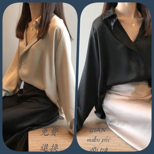ÁO SƠ MI LỤA FORM RỘNG