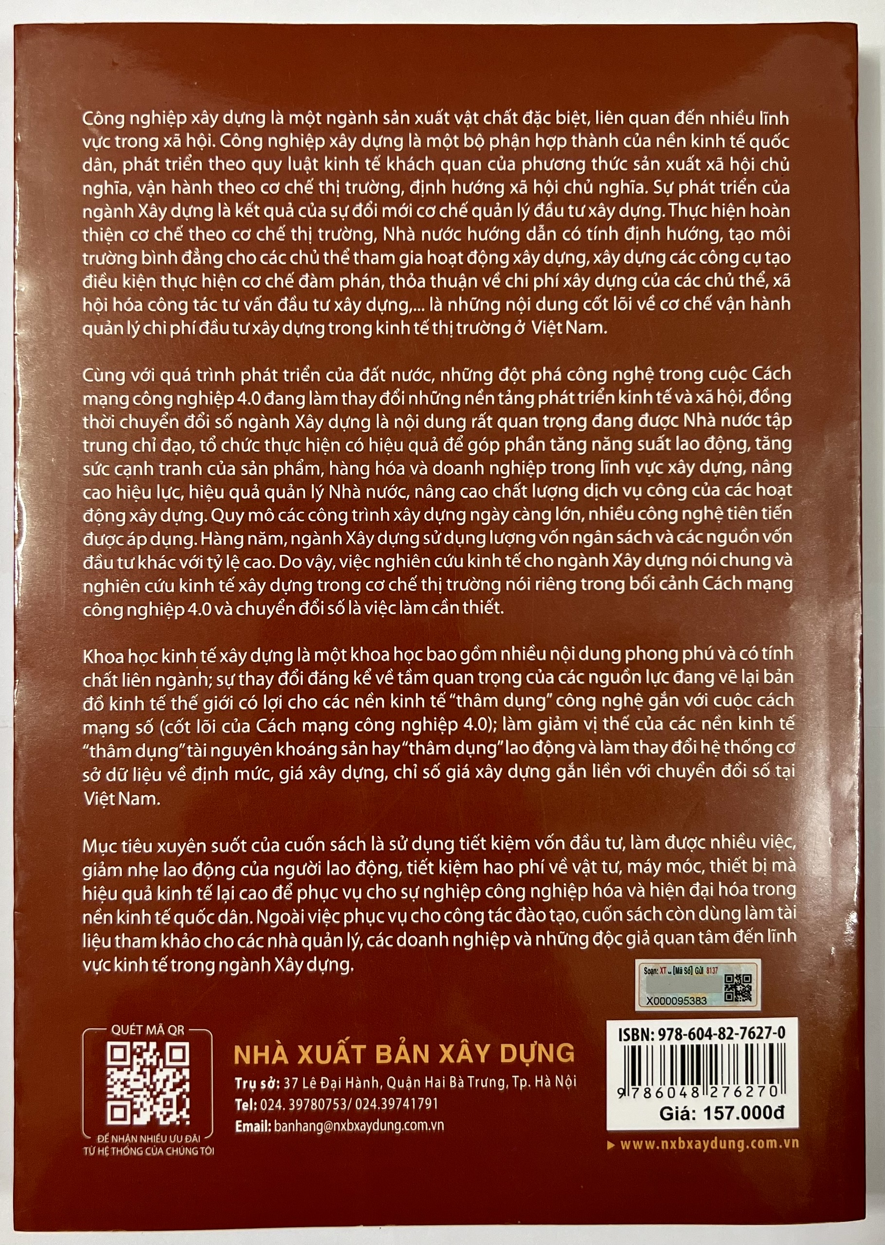 Sách - Kinh Tế Xây Dựng Với Cách Mạng Công Nghiệp 4.0 &amp; Chuyển Đổi Số (Tập 2)