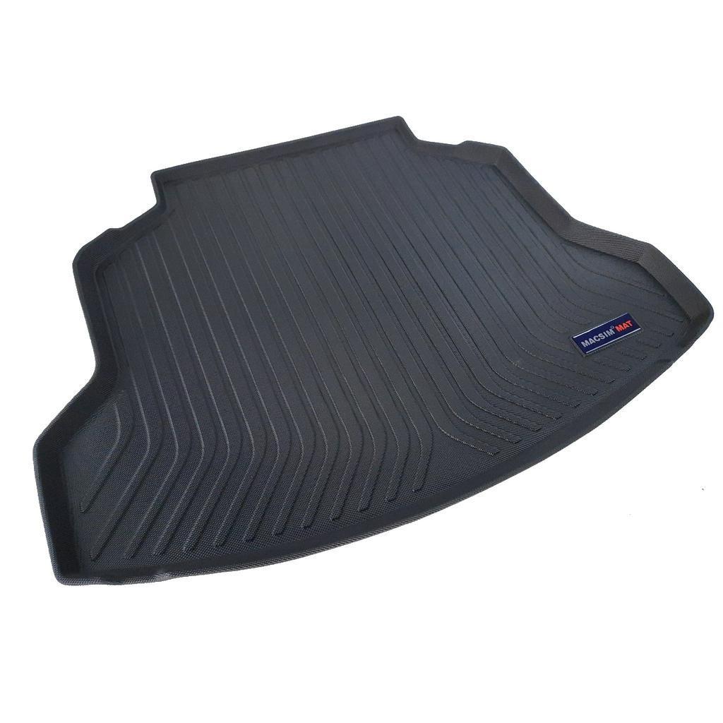 Thảm lót cốp Honda CRV 2013-2017 nhãn hiệu Macsim chất liệu TPV cao cấp màu đen