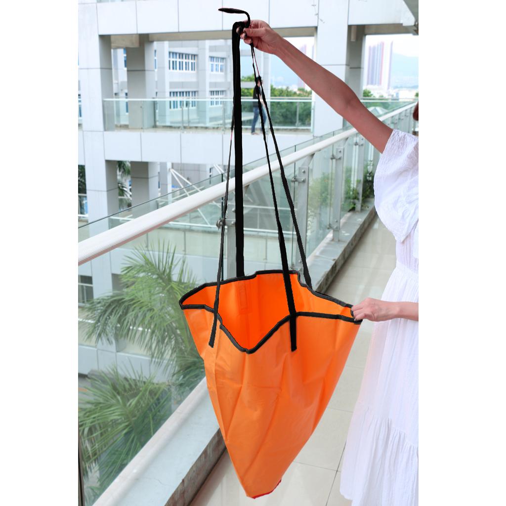 32" Orange PVC  Sock Sea Anchor Drogue, Sea Brake Fits Boats Up To 20'