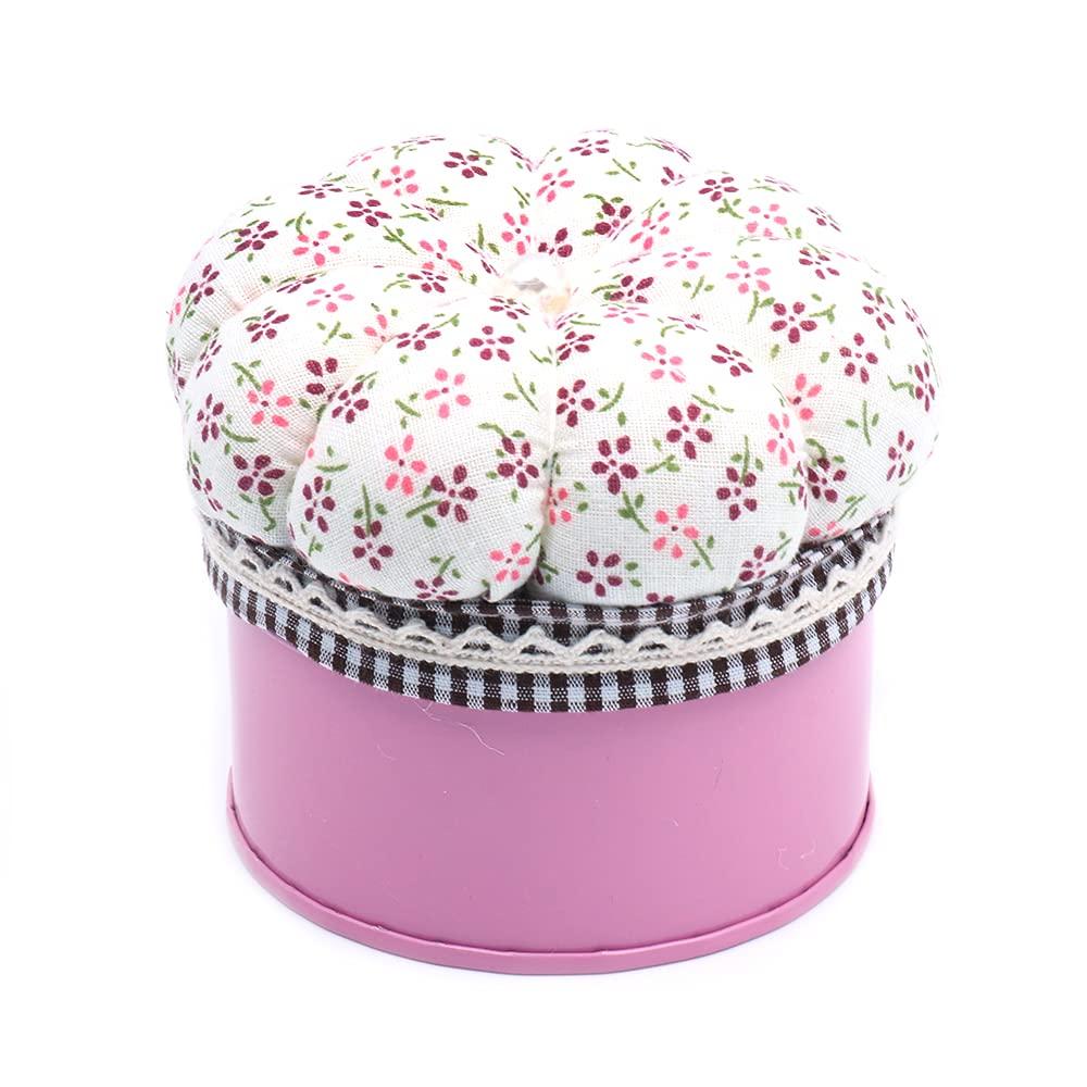 Hộp lưu trữ bí ngô, Gối kim hộp lưu trữ có sẵn để may các dự án thủ công trang sức