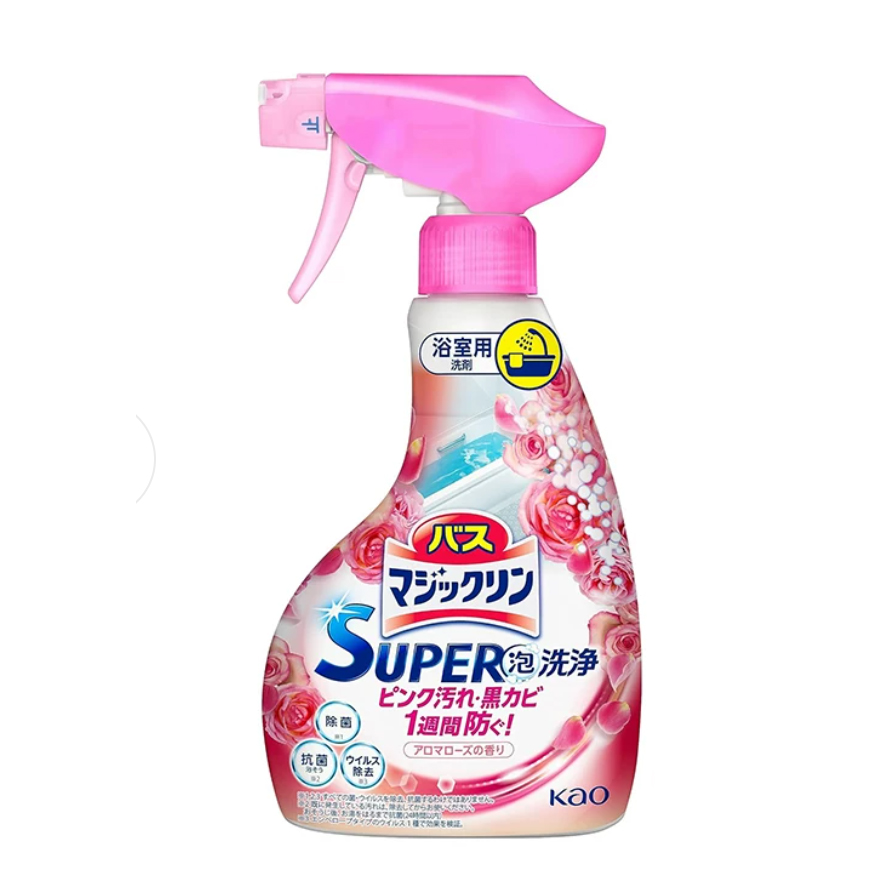 Tẩy cặn canxi Kao Super Nhật Bản 350ml Sạch ố nước kính, bồn rửa sứ, vòi inox, gạch men phòng tắm