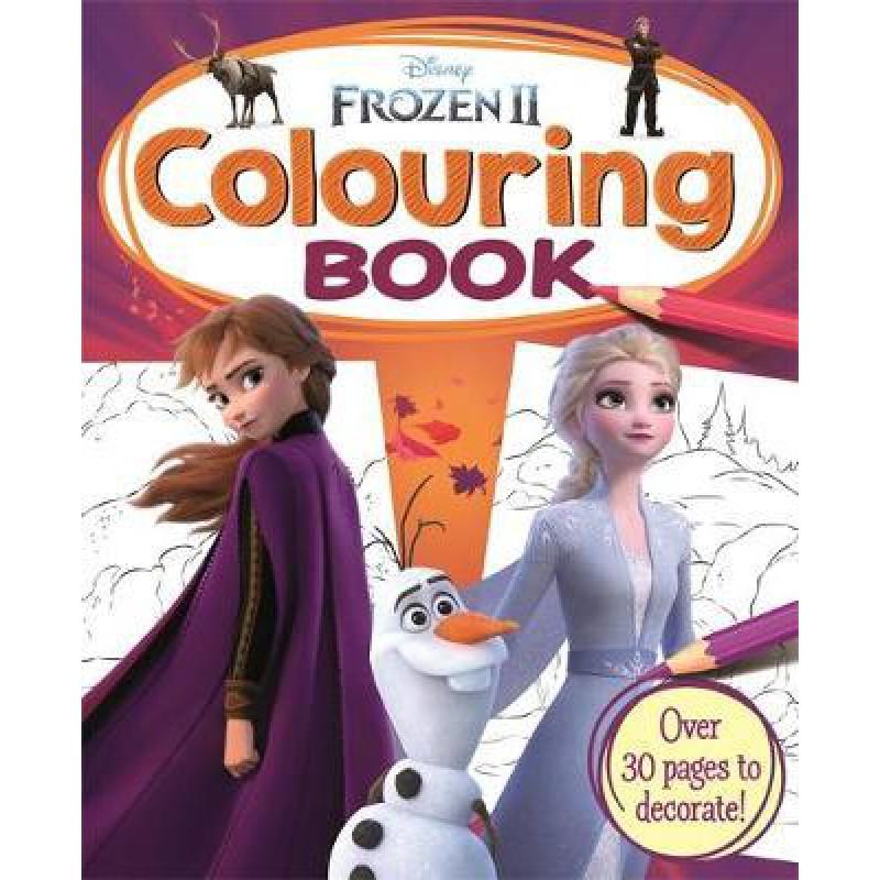 Sách Tô Màu Công Chúa Cho Bé - Disney Frozen 2 Colouring Book