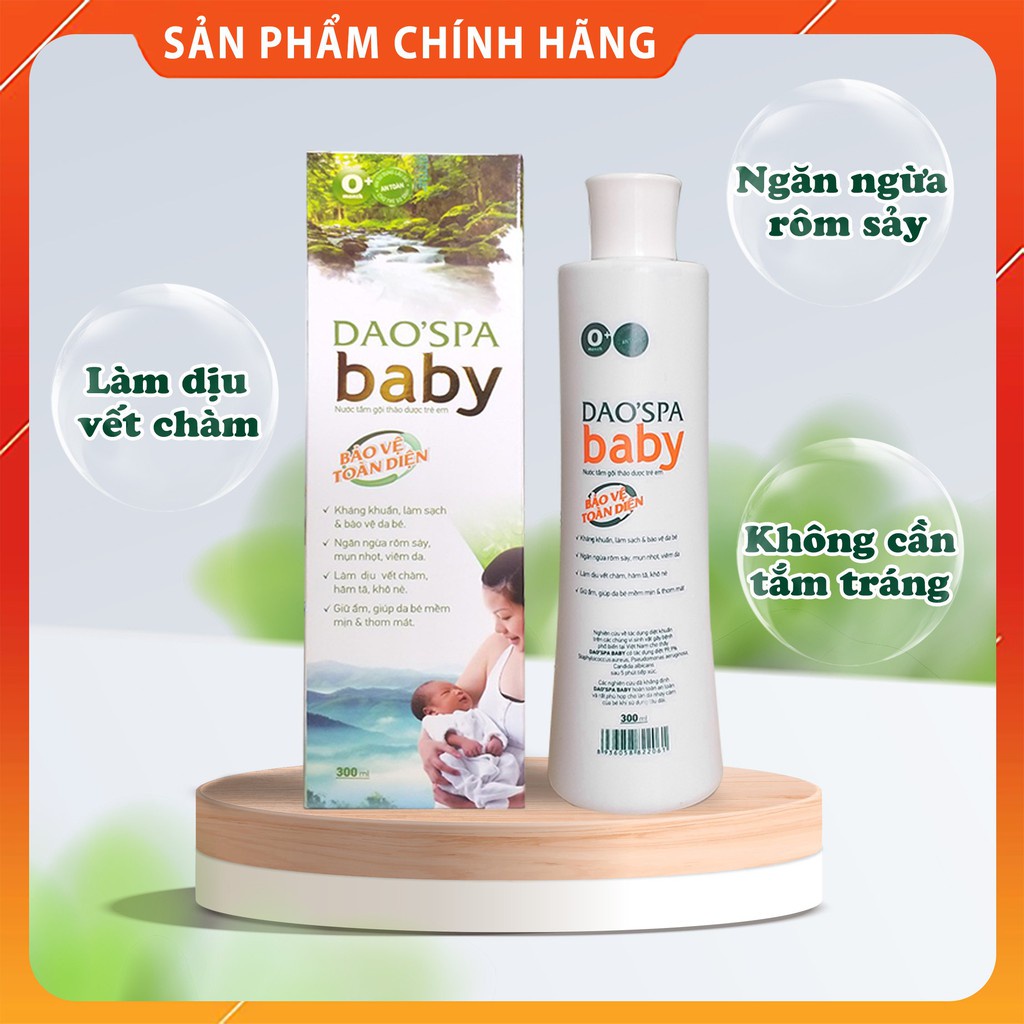 Nước tắm bé thảo dược người Dao Đỏ DK Pharma Dao'Spa Baby 300ml