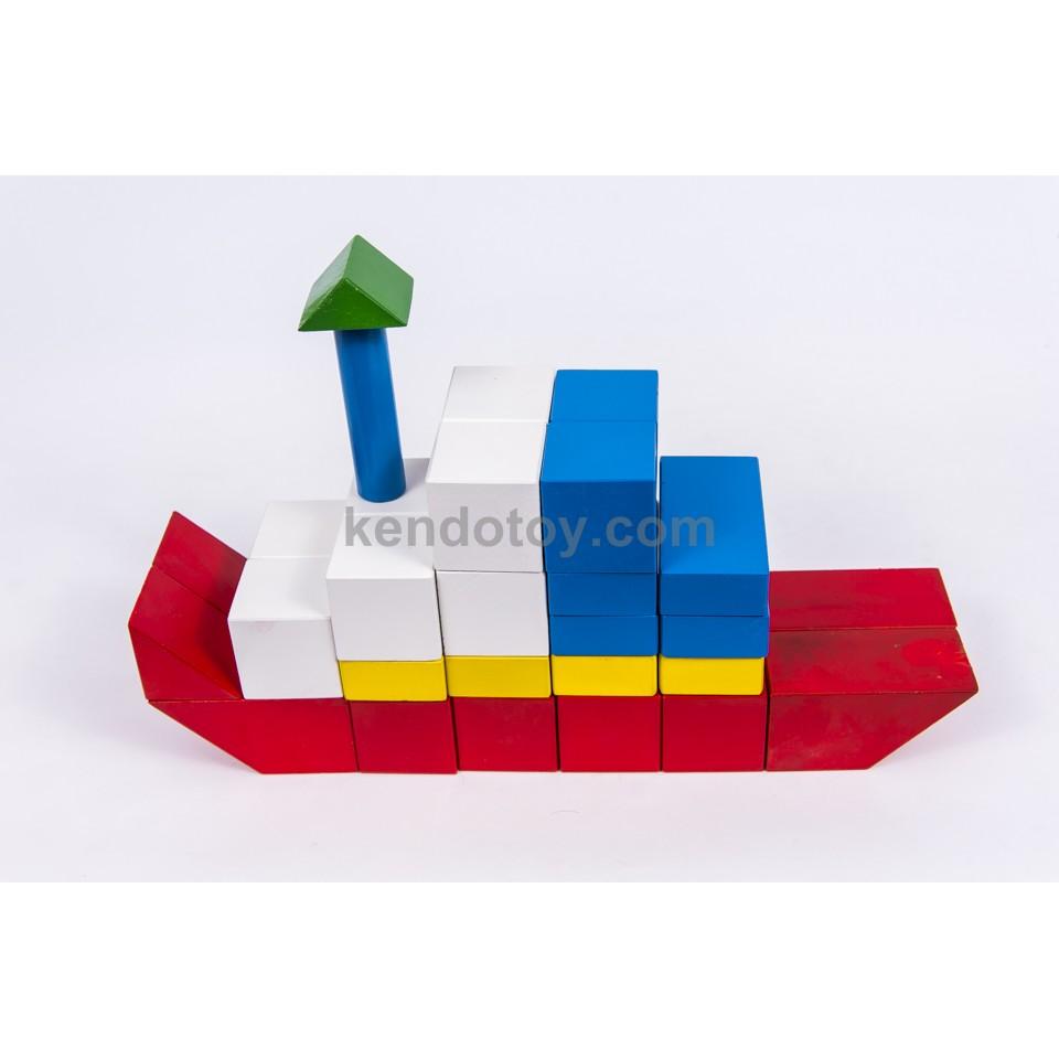 Đồ chơi xếp hình cho bé | Hộp gỗ khối vuông