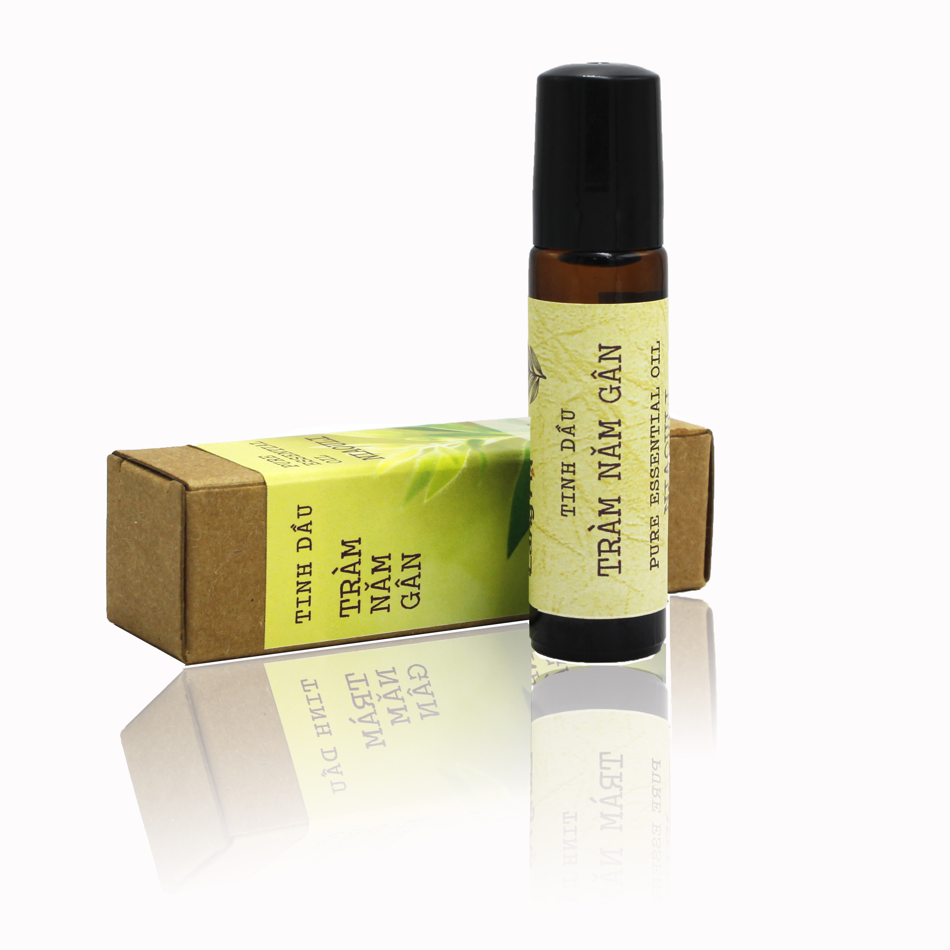 Tinh dầu Tràm 5 gân Làng Hạ 10ml - Tinh dầu chất lượng cao , Giảm triệu chứng nghẹt mũi, muỗi đốt.