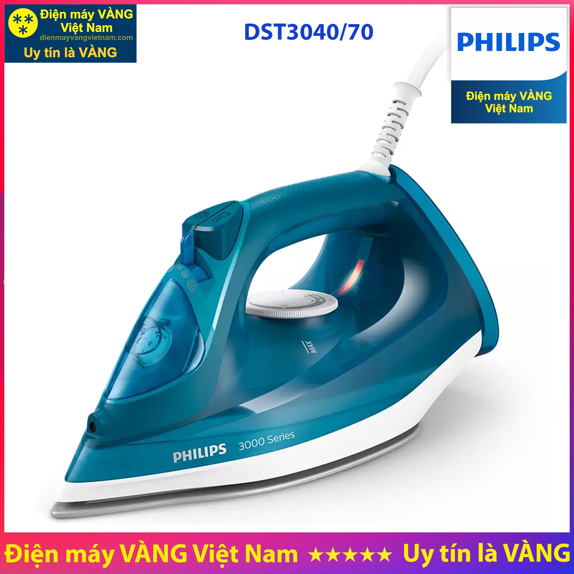 Bàn ủi hơi nước Philips DST3040/70 - Hàng chính hãng