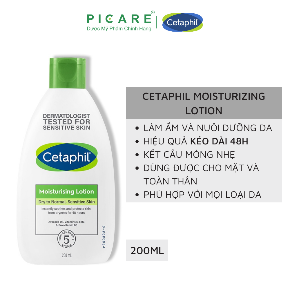 Sữa Dưỡng Ẩm Toàn Thân Và Da Mặt Cetaphil Moisturizing Lotion (200ml)