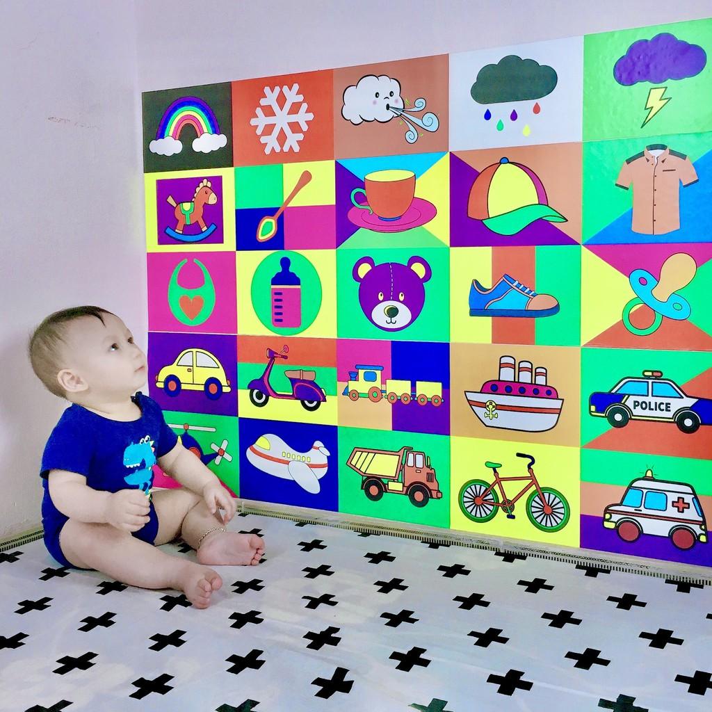 DECAL Kích thích thị giác KIWI'S MOM 4 lớp cao cấp chống nước
