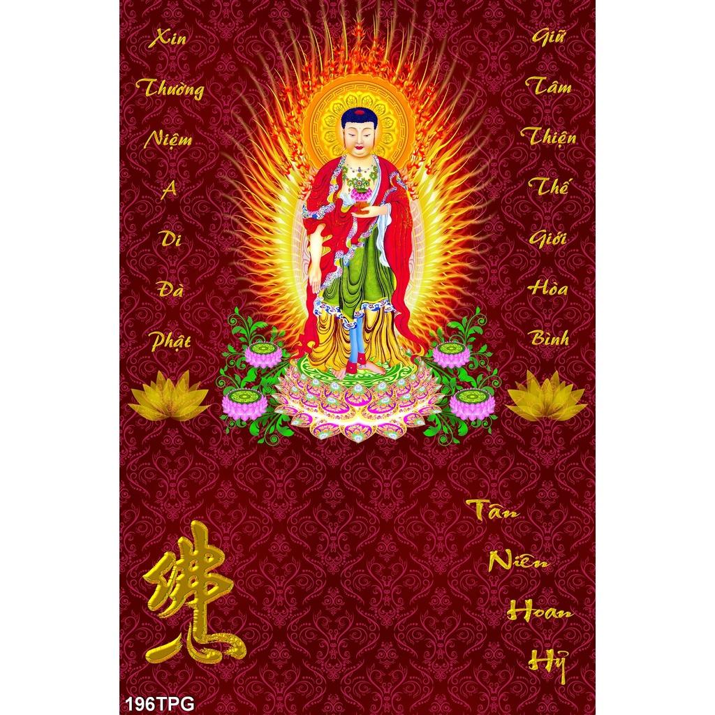 TRANH DÁN TƯỜNG 3D PHẬT GIÁO - TRANH DÁN BÀN THỜ PHẬT