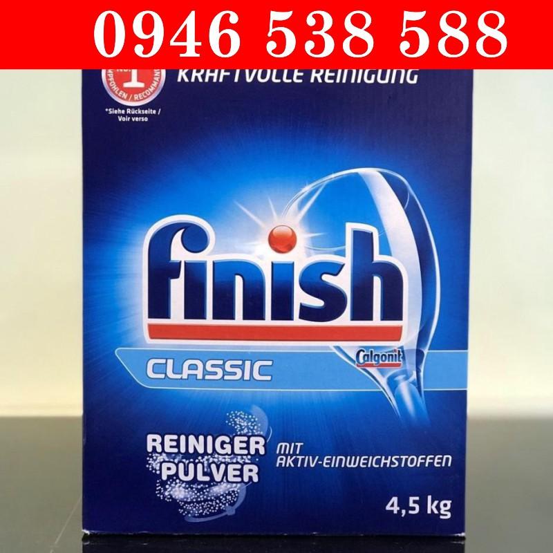 Bột tẩy rửa làm sạch chén bát Finish 4.5kg