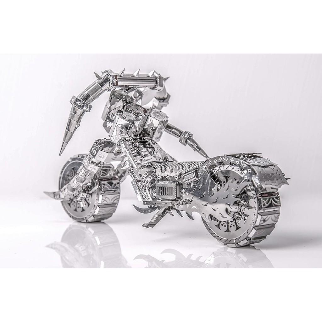Mô Hình Lắp Ráp 3d Xe mô tô Ghostrider Concept