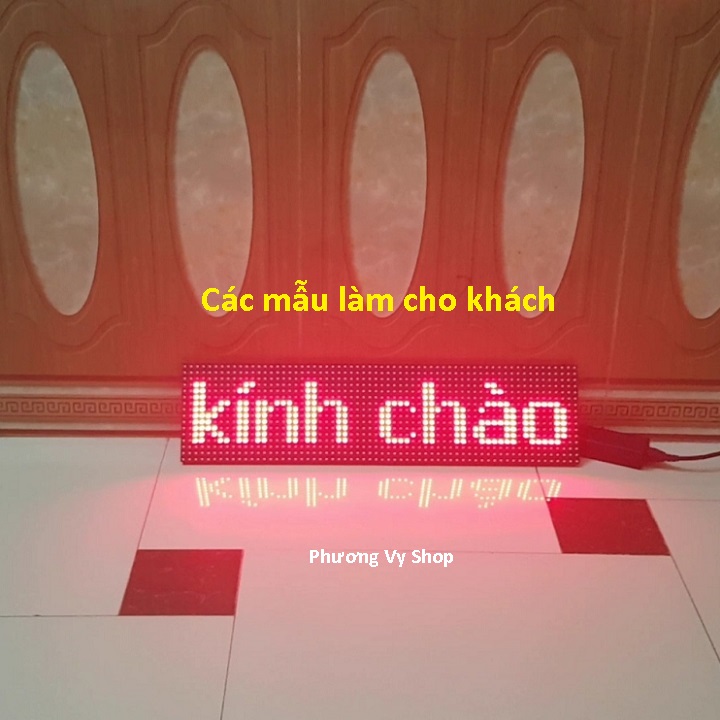 Led ma trận P10 màu đỏ phủ keo chống nước - Hàng chất lượng