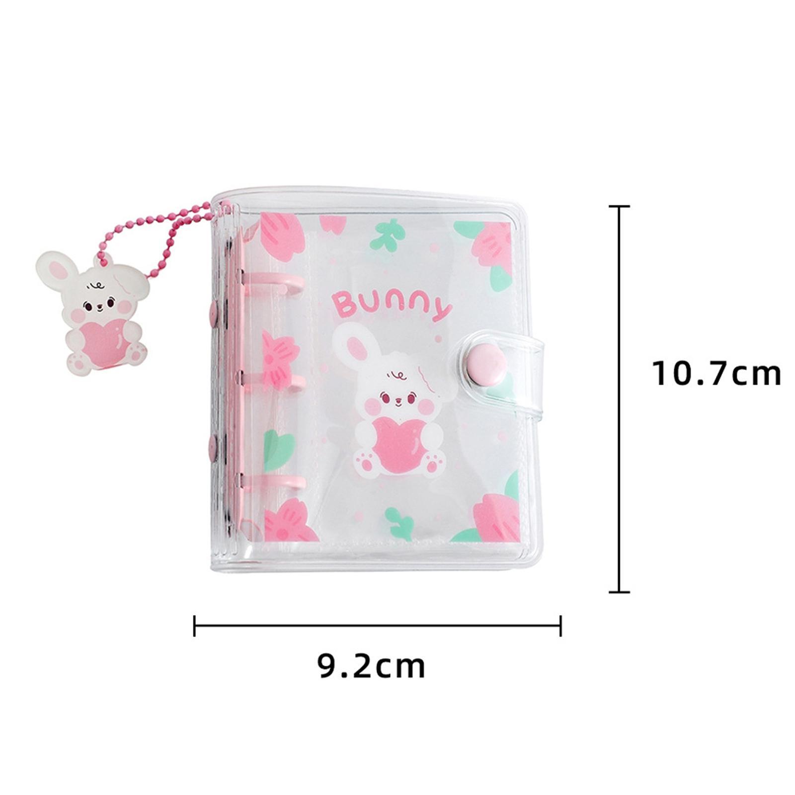 Mini Photo Album, Photo Card Holder with Pendant 10 Pockets