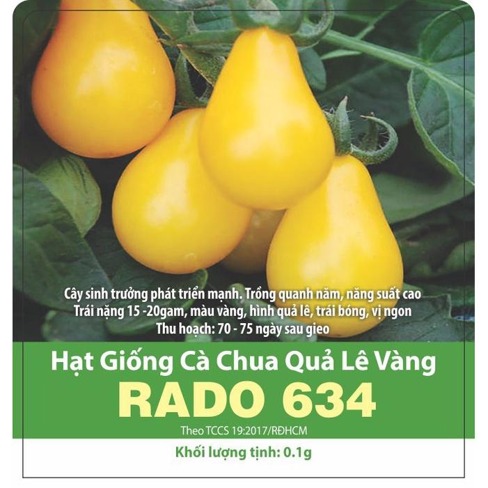 Hạt giống Cà Chua Trái Lê đỏ/ vàng , đóng gói 0,2gr