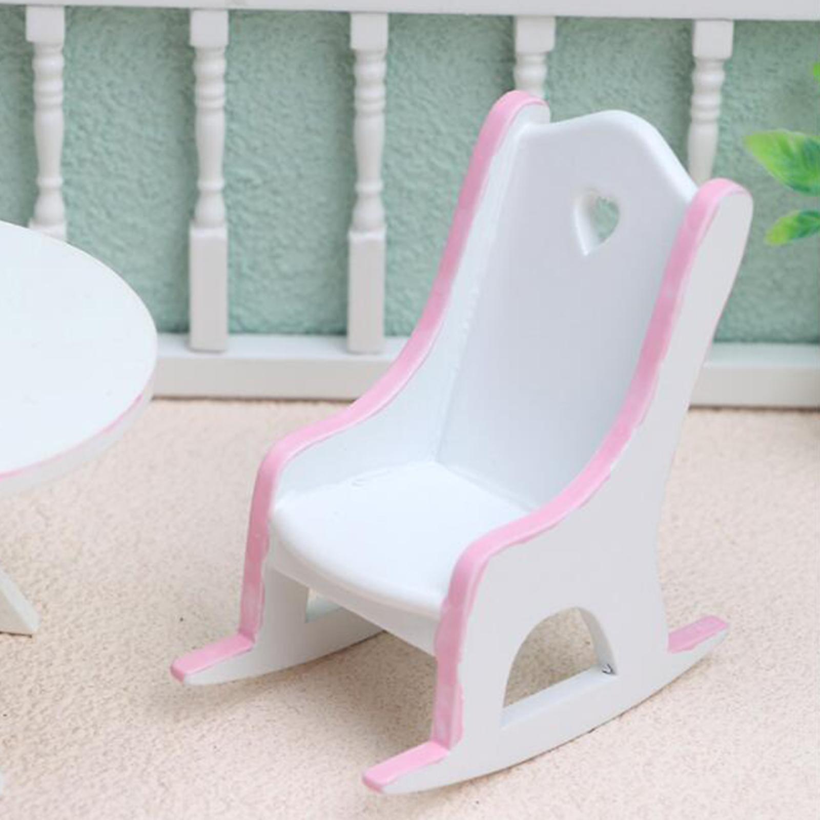 DIY Miniature Dollhouse Dollhouse Model Chairs Delicate for Accessories
