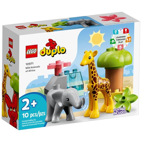 Đồ Chơi Lắp Ráp Khám Phá Thế Giới Động Vật Châu Phi - Lego Duplo 10971 (10 Mảnh Ghép)