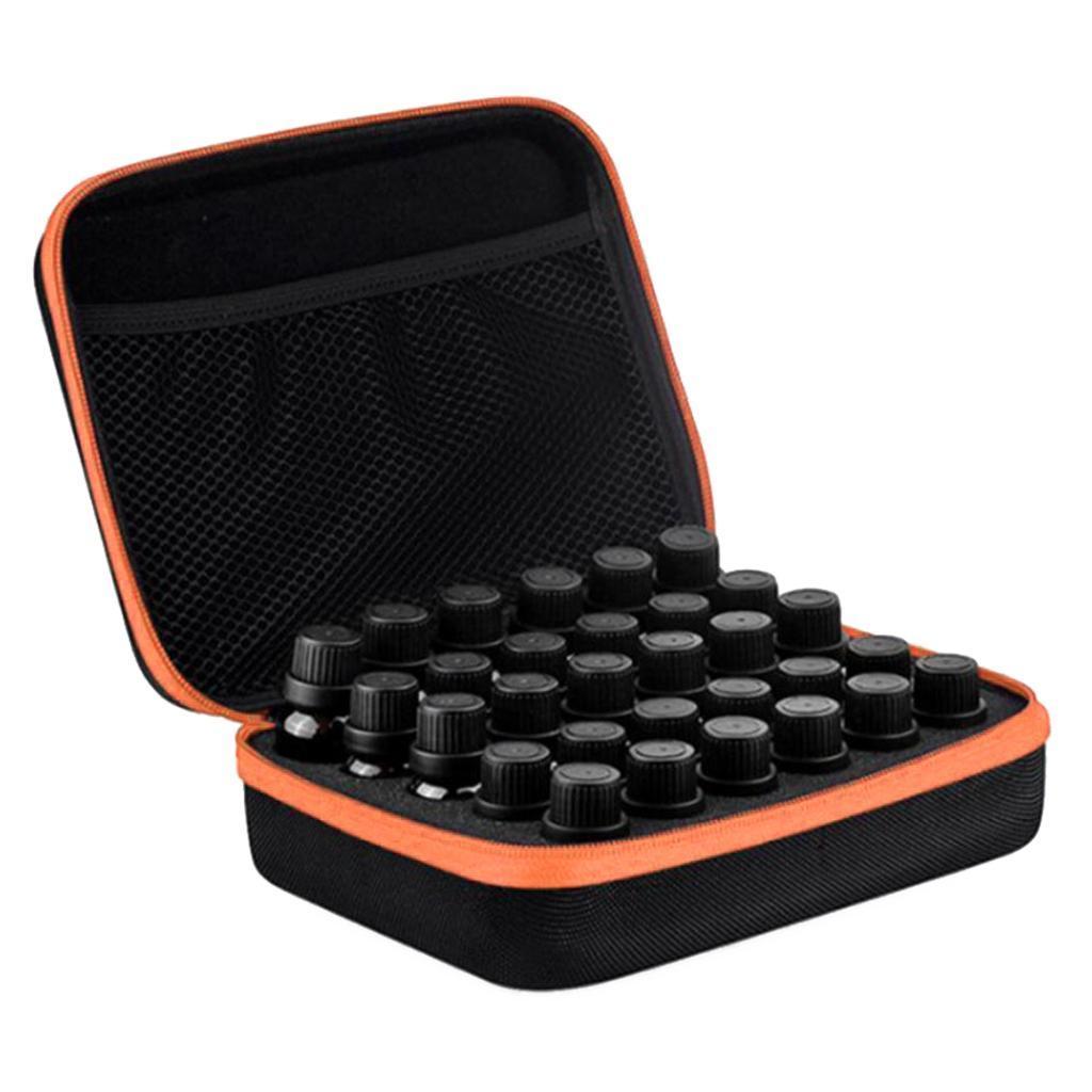 2 Pcs 30 Bottles Essential Oil Carry Case 5ML~15ML Holder Storage Bag Box