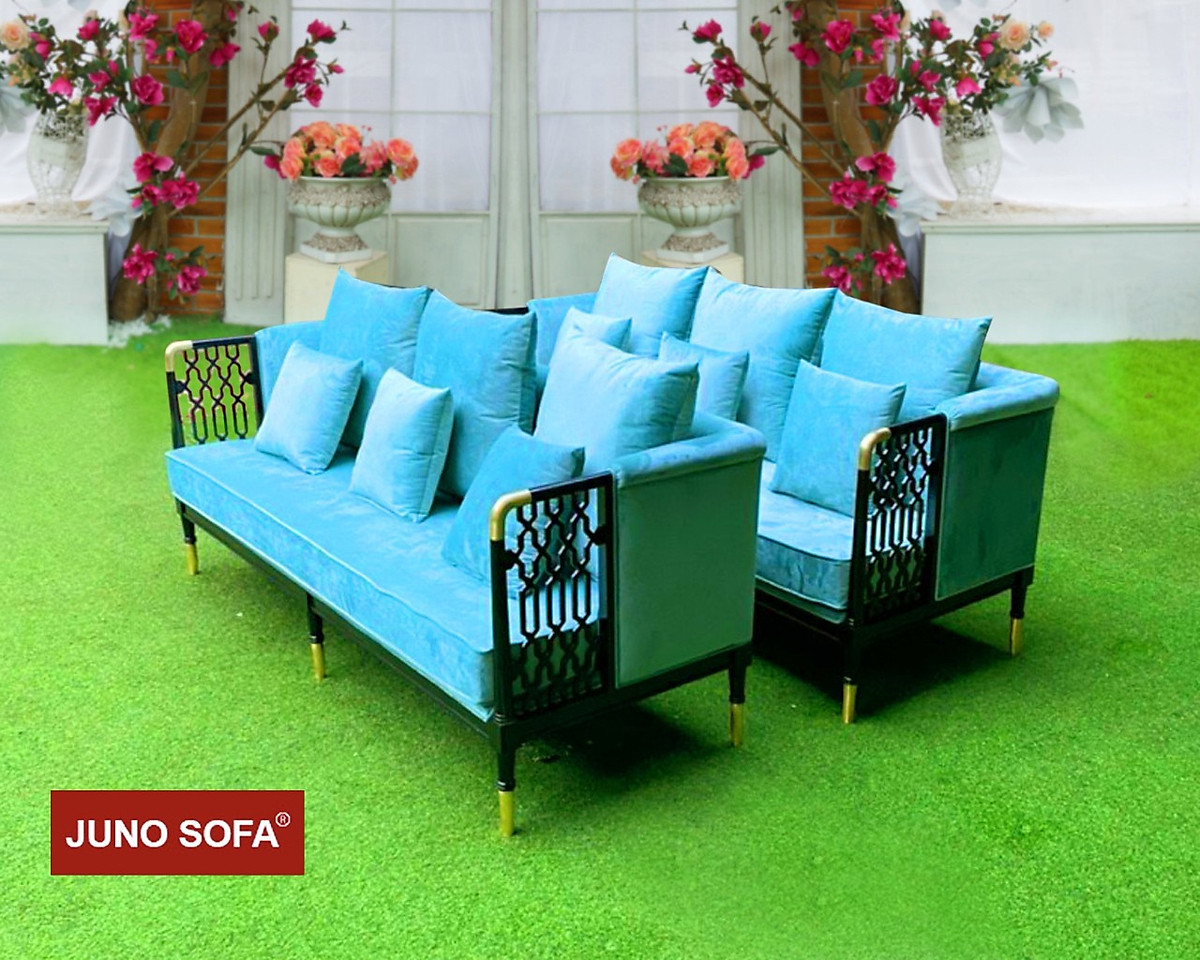 Bộ sofa Khung đồng Nệm Cao Cấp Juno Sofa dài 2m