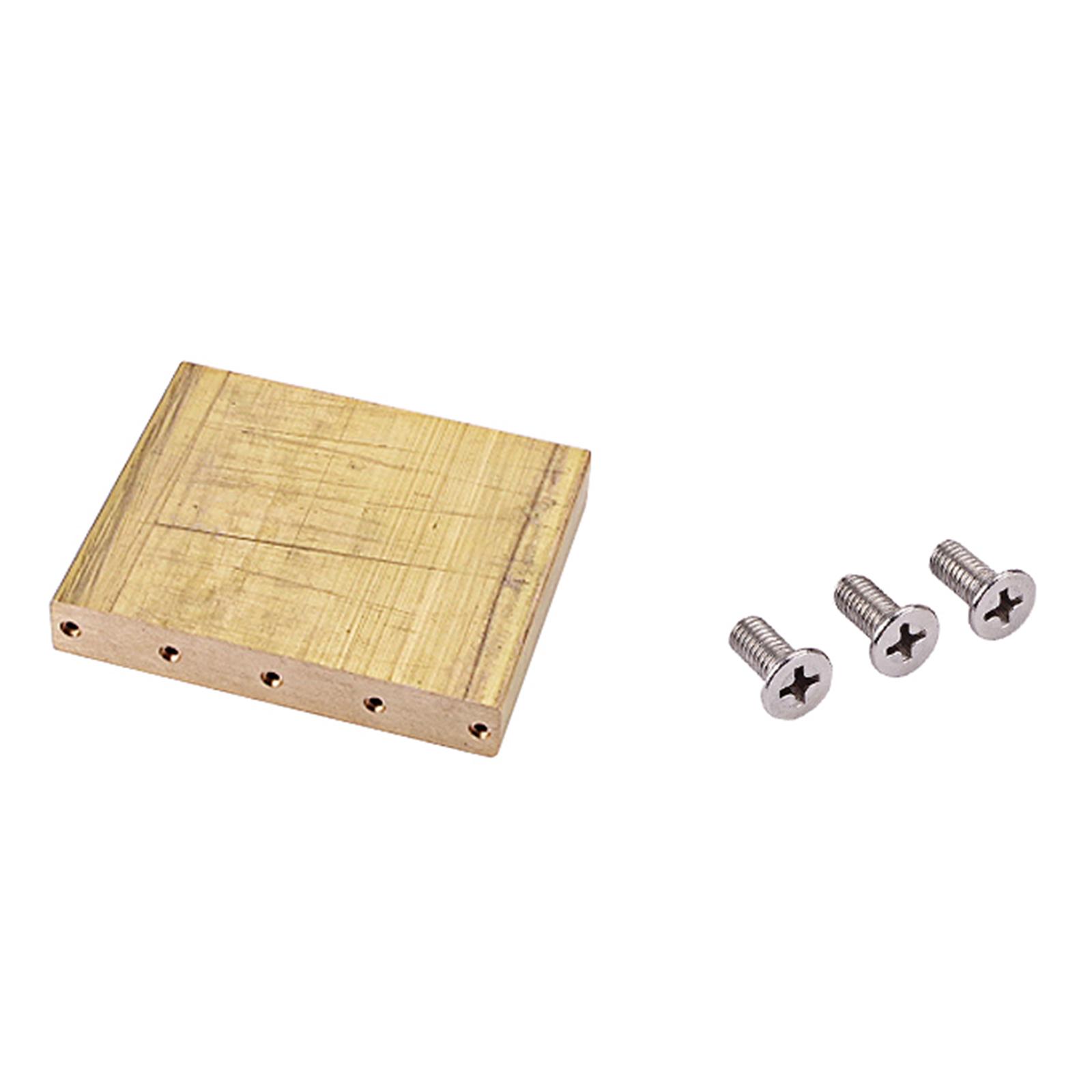 Hand-made Electric Guitar Tremolo System Bridge Brass Block