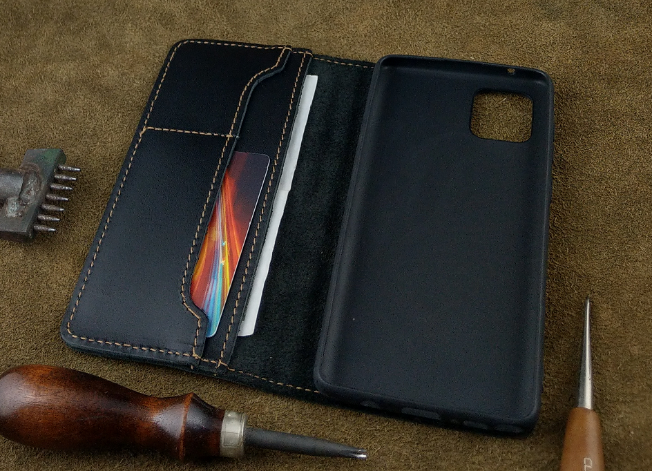 Bao Da cho Samsung Galaxy Note 10 Lite Handmade Da Bò Thật