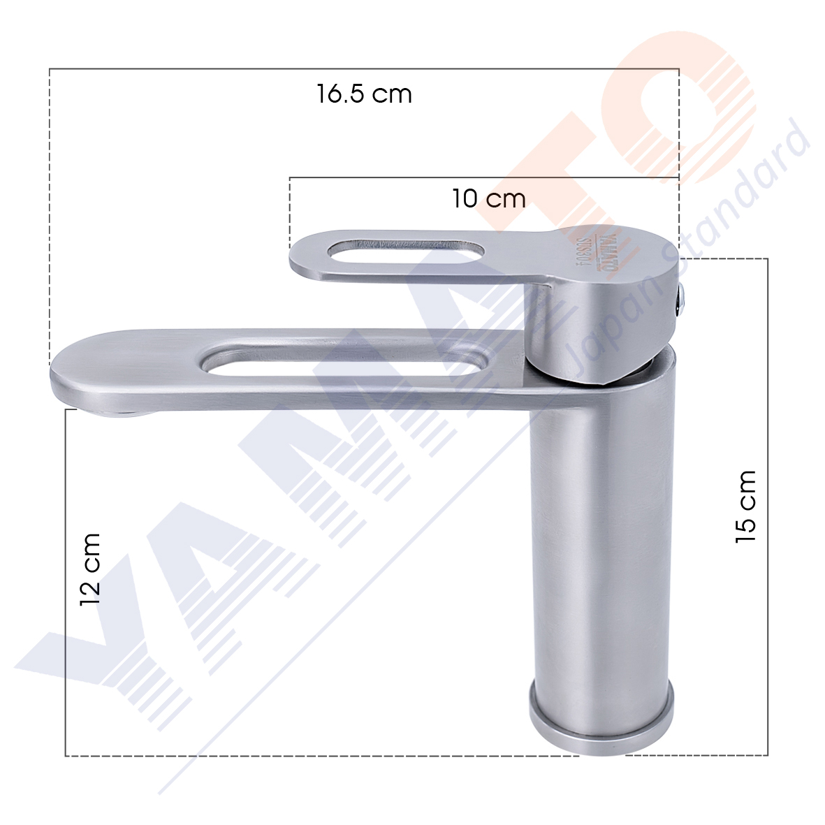 Vòi lavabo nóng lạnh | vòi chậu rửa mặt nóng lạnh | vòi lavabo nóng lạnh chuẩn inox 304 dùng cho bồn rửa mặt nhà tắm, vòi nước Yamato YLNI02- kèm dây cấp nước