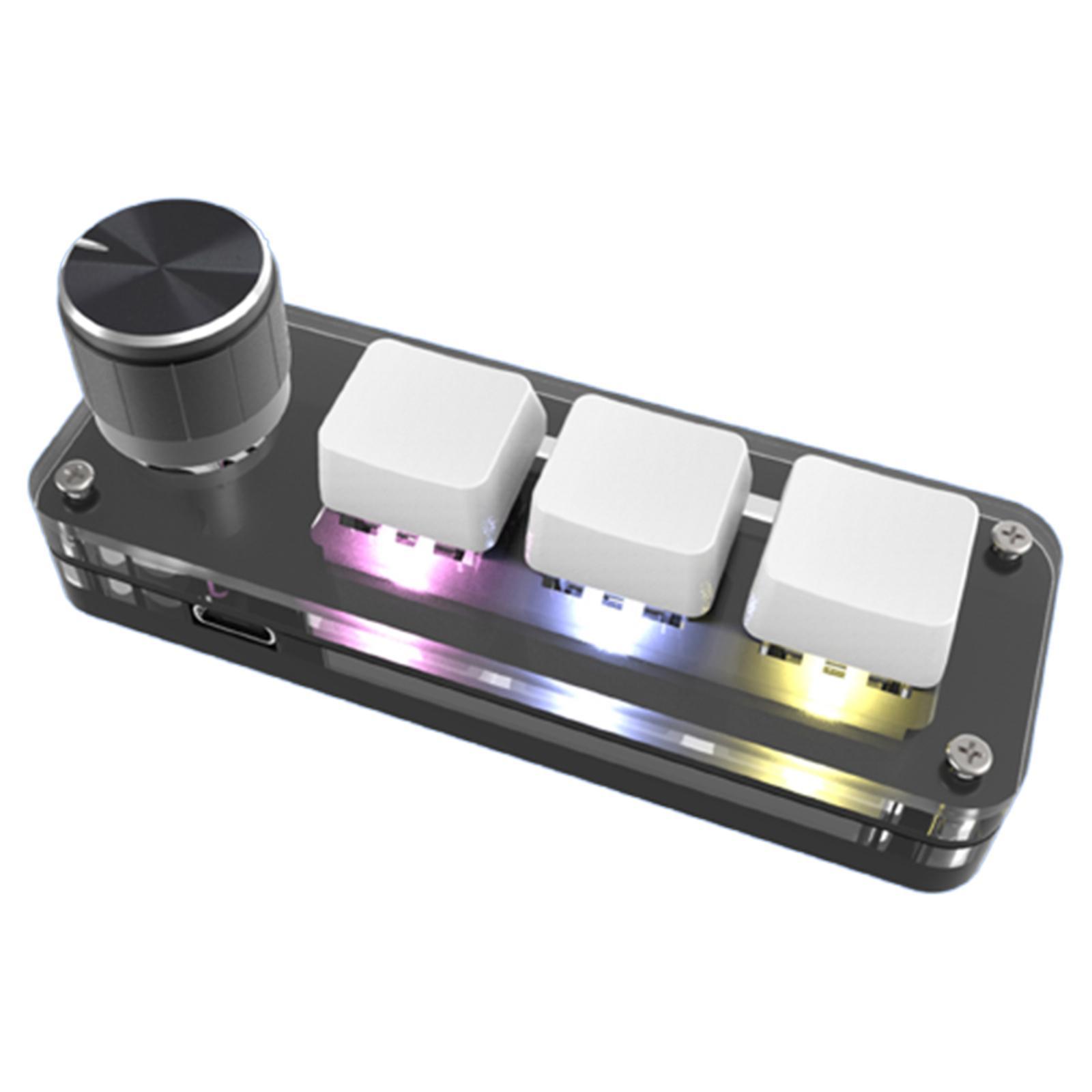Keyboard Upgrade Parts Portable RGB LED for MacOS Gaming Switch Programming