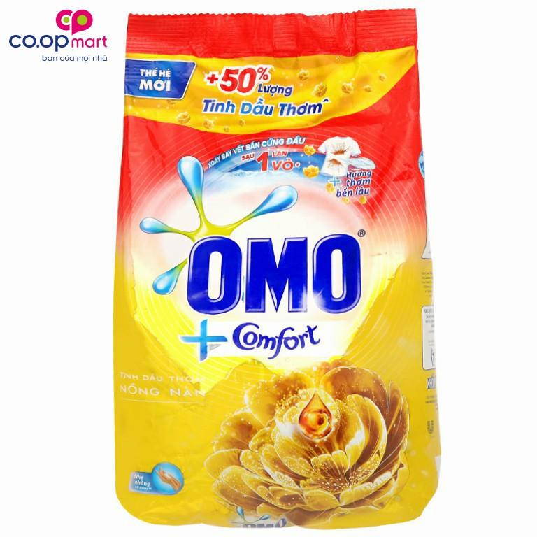 Bột giặt OMO Comfort Tinh dầu thơm nồng nàn vàng 4kg-3319319