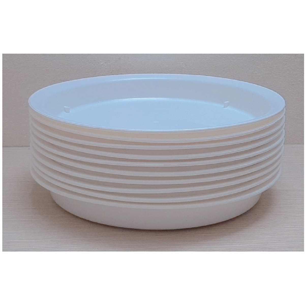 10 Khay Đĩa Nhựa Lót Đế Chậu D270 - Dùng cho cây cảnh , hoa kiểng