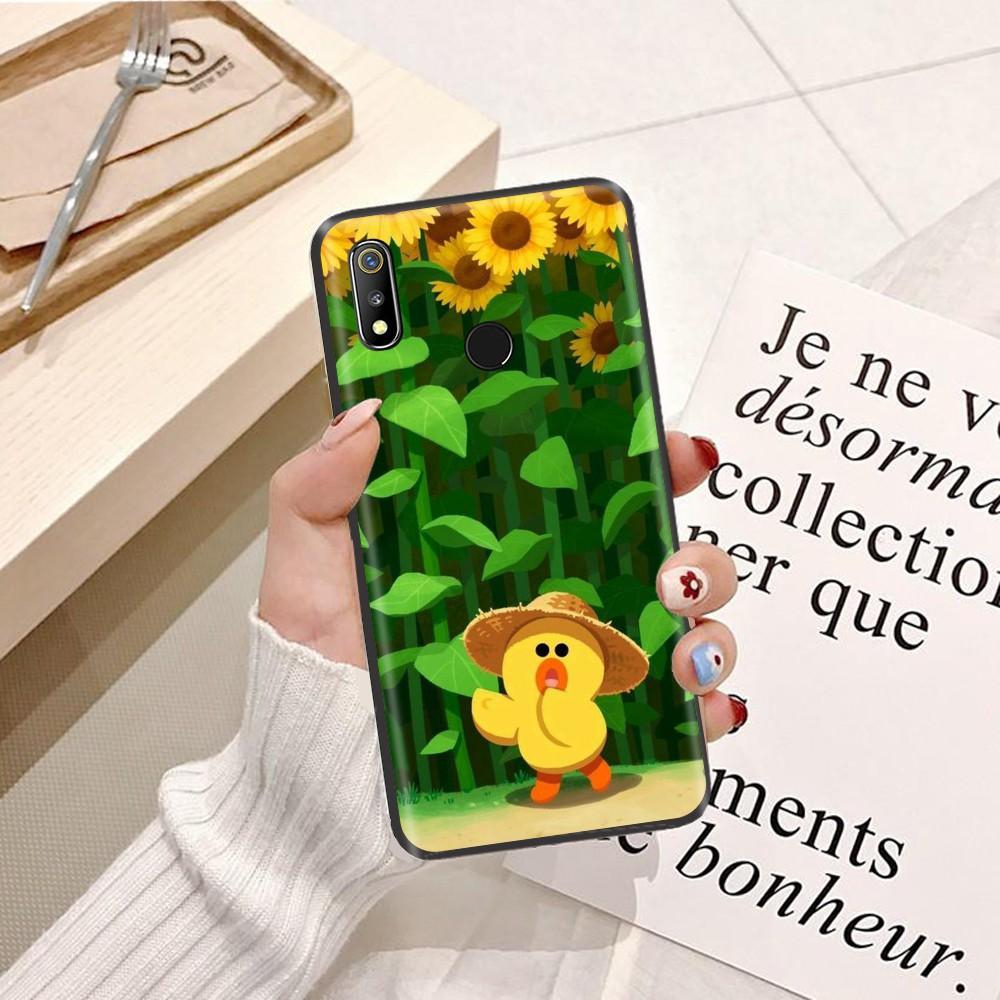 Ốp lưng dành cho điện thoại Oppo Realme 5 Pro Viền dẻo TPU hình Vịt Con Đáng Yêu
