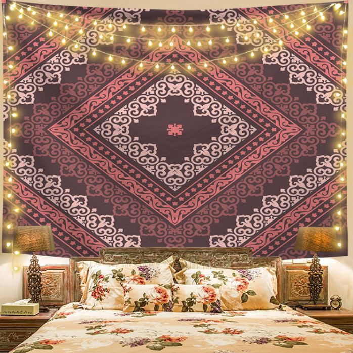 Tấm decor treo tường thoi hồng