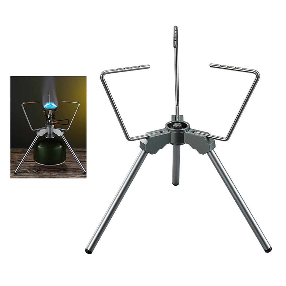 Giá đỡ bình gas bếp lò di động 3 chân chống trượt tốt dành cho picnic, cắm trại