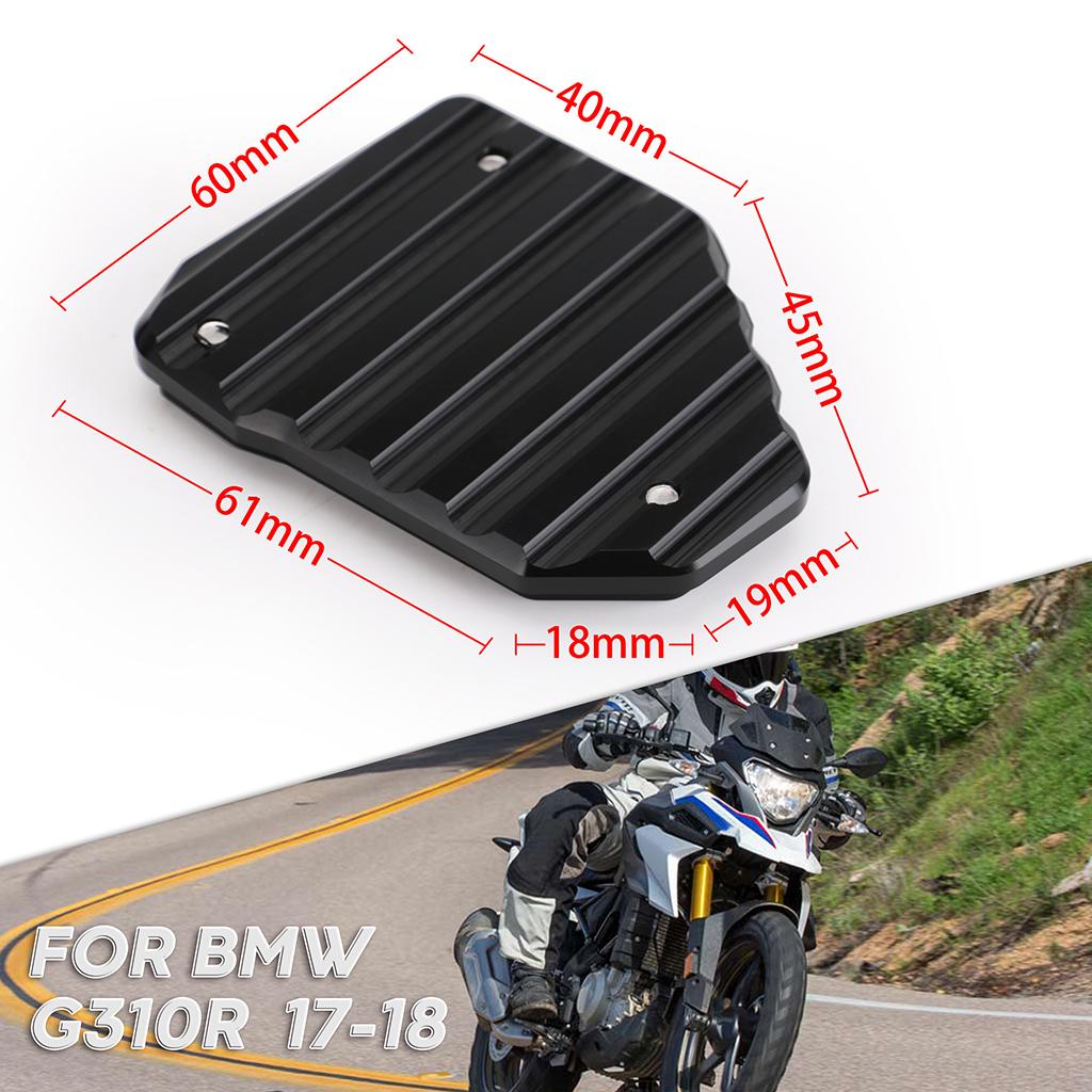 Motorcycle Kickstand Foot Side Stand Extension Pad Support Fits for BMW G310GS 2017 2018