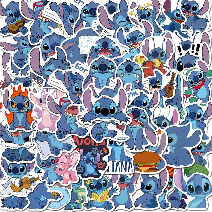 Sticker dán cao cấp HOẠT HÌNH ALOHA Cực COOL ms#122