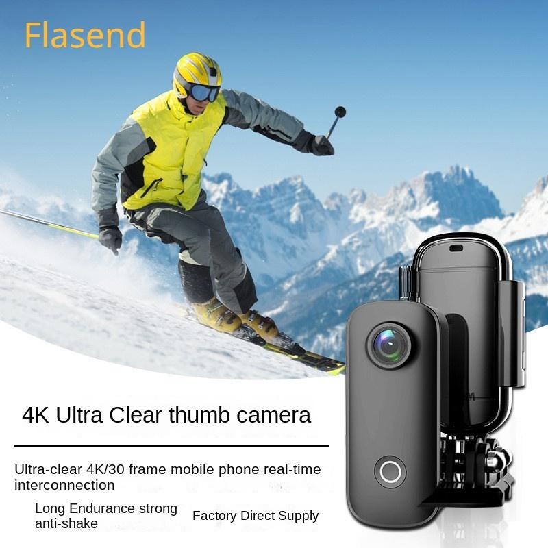 4K HD chống lắc nước C100 Thể thao C100 Máy ảnh đeo cho máy ghi DV DV Motorcycle