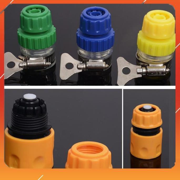 Bộ dây vòi xịt bơm nước tưới rửa , tăng áp 3 lần, loại 20m 206236 đầu đồng, cút, nối PE