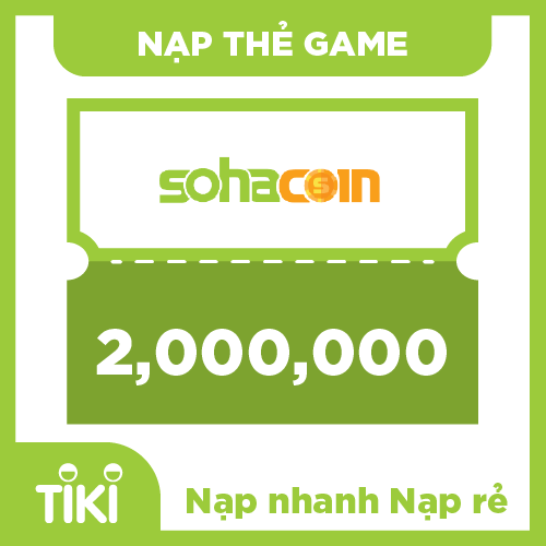 Mã thẻ game Sohacoin 2M