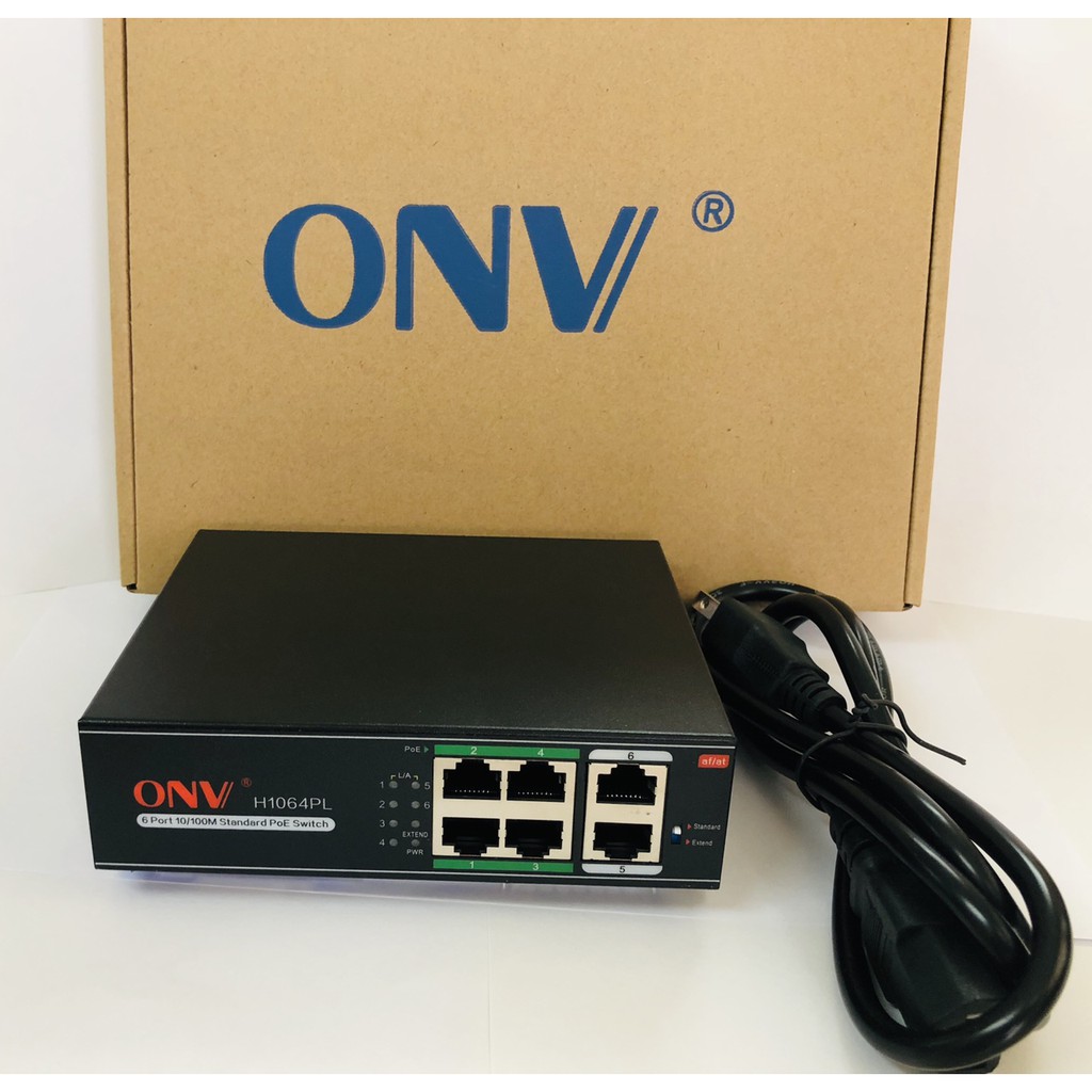Switch POE 4-8-16 cổng + 2 cổng Uplink dùng cho camera IP