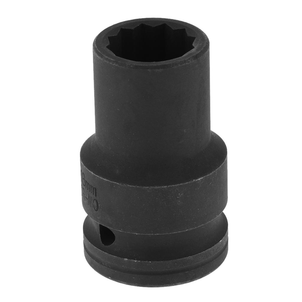 3/4" Square Drive 12 Point Deep Impact Socket 18mm